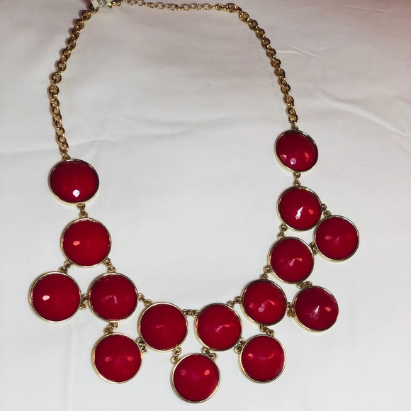 Red / Maroon bubble necklace - Picture 2 of 2